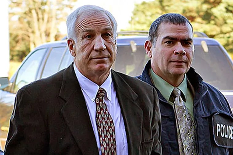 Jerry Sandusky is at the center of a child sex-abuse scandal at Penn State. (Andy Colwell/The Patriot-News/AP)