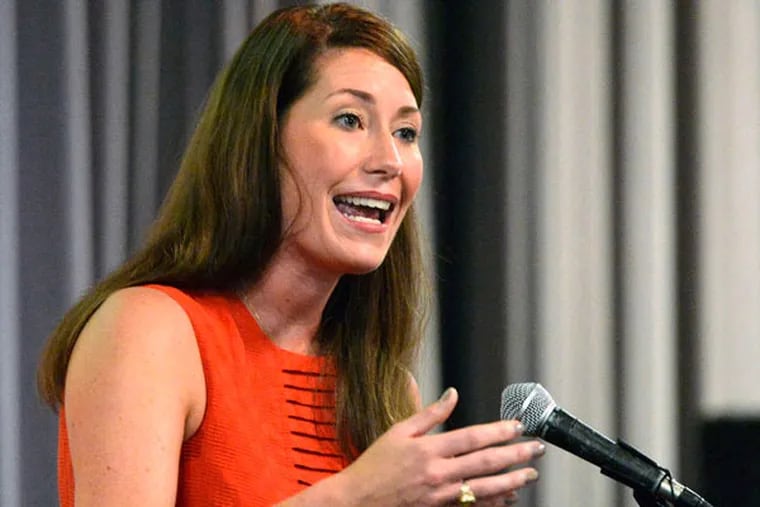 Alison Lundergan Grimes, Kentucky's Democratic secretary of state, is distancing herself from President Obama as she fights for a U.S. Senate seat. (AP Photo)