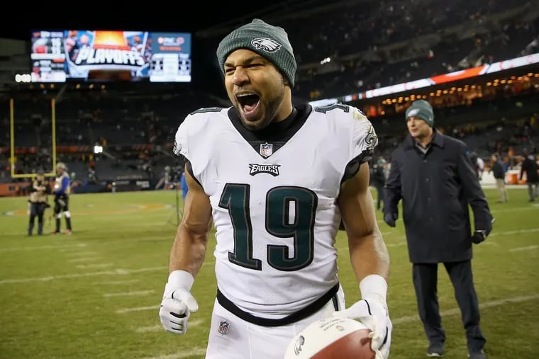 Golden Tate had one touchdown in eight regular-season games with the Eagles.
