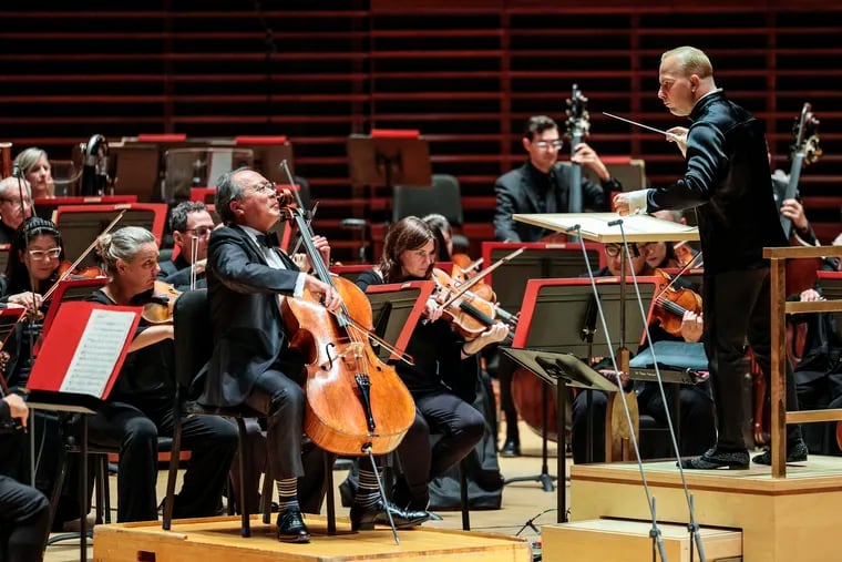 Philadelphia Orchestra opening night gala with Yo-Yo Ma (left) and music director Yannick Nézet-Séguin on Sept. 28.
