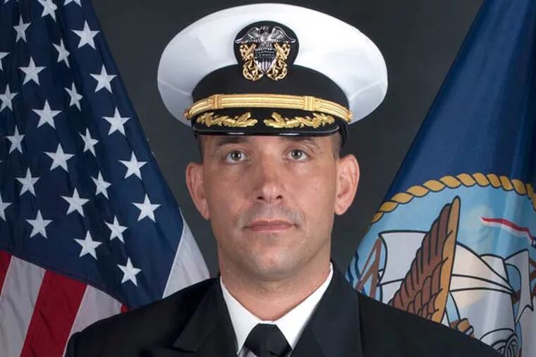 Cmdr. Job W. Price is shown in an undated photo. Price, 42, of Pottstown, Montgomery County, died Dec. 22, 2012, of a non-combat related injury while supporting stability operations in Uruzgan Province, Afghanistan. (U.S. Navy photo/Released)