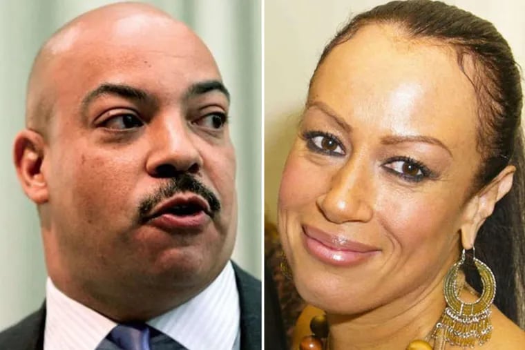 Philly District Attorney Seth Williams (left) and Stacey Cummings.
