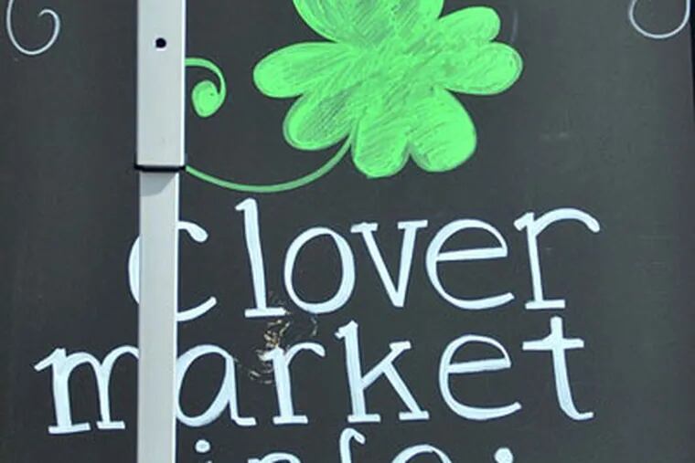 Clover Market is open in spring and fall, three days each. (CARLA J. ZAMBELLI)