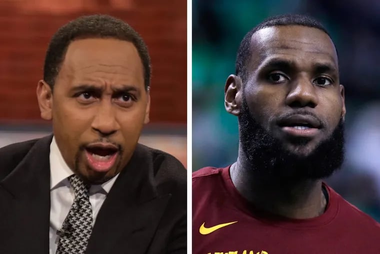 “First Take” host Stephen A. Smith, who will be hosting a special edition of “SportsCenter” throughout the NBA finals, doesn’t think LeBron James should sign with the Sixers.