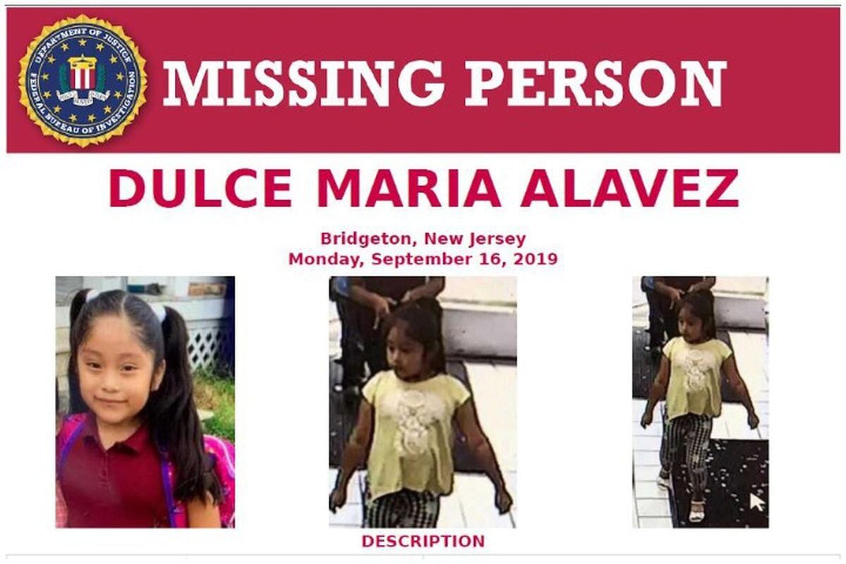Fbi Adds 5 Year Old Dulce Maria Alavez To List Of High Profile Kidnapped And Missing Person Cases