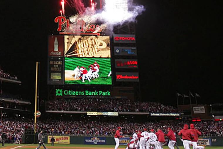 Citizens Bank Park was a key part of the business strategy behind the success of the Phillies.  ( Jerry Lodriguss / Staff Photographer )