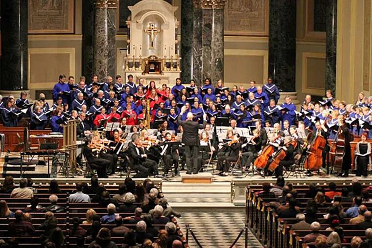 Paulus' Holocaust commemoration &quot;To Be Certain of the Dawn,&quot; performed at the Cathedral Basilica.