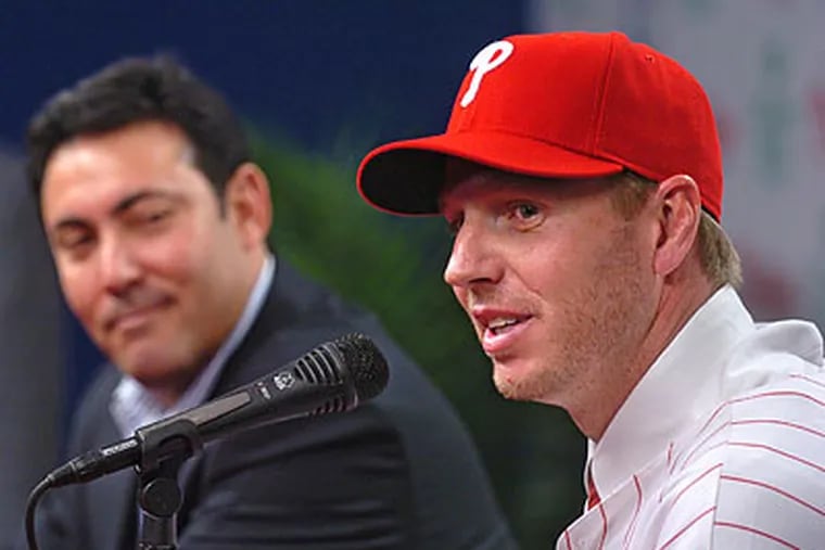 "It was something I couldn't pass up," Roy Halladay said of the chance to join the Phillies. (Steven M. Falk/Staff Photographer)