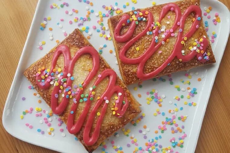Berries n’ Cream Poppin’ Tart toaster strudels from Cake Life Bake Shop.