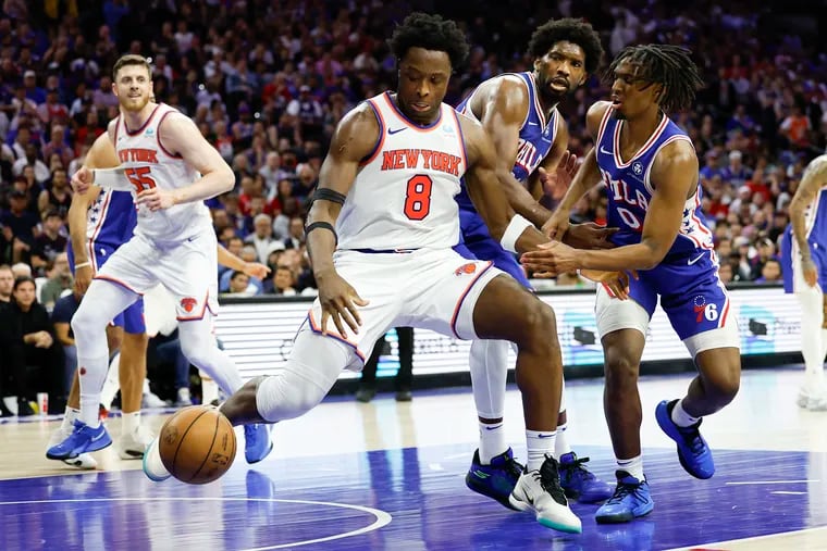 The Sixers were ousted in the first round by an equally banged-up New York Knicks squad that they were favored to beat.
