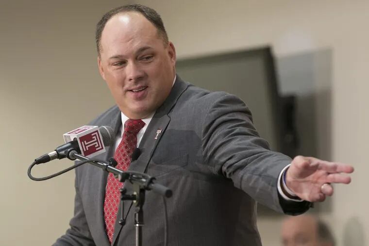 Temple coach Geoff Collins is looking for Southern exposure to help with recruiting.