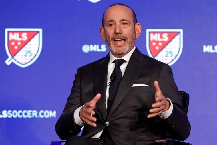 Major League Soccer commissioner Don Garber, shown during a February event.