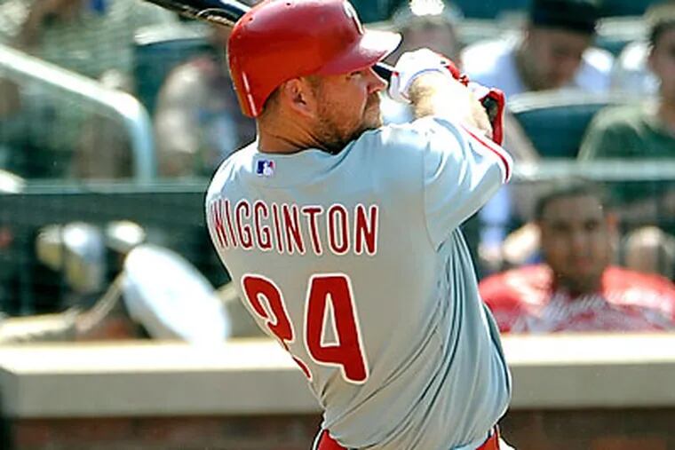 Ty Wigginton drove in six runs with three hits in Sunday's 8-4 win over the Mets. (Kathy Kmonicek/AP)