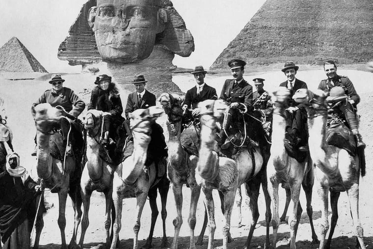 &quot;Letters From Baghdad&quot;: Documentary about Gertrude Bell - second from left, between Winston Churchill and T.E. Lawrence (&quot;Lawrence of Arabia&quot;) - who was a British spy and explorer and helped draw the borders of Iraq.