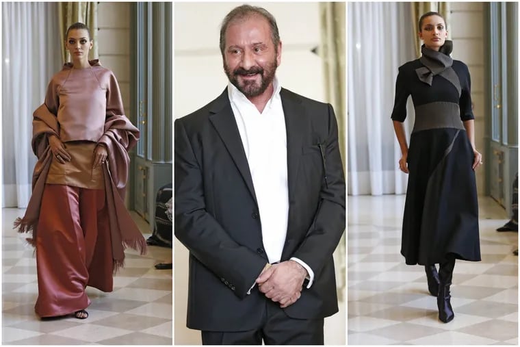 Ralph Rucci returned to Paris with a 34 piece collection for the first time in 12 years