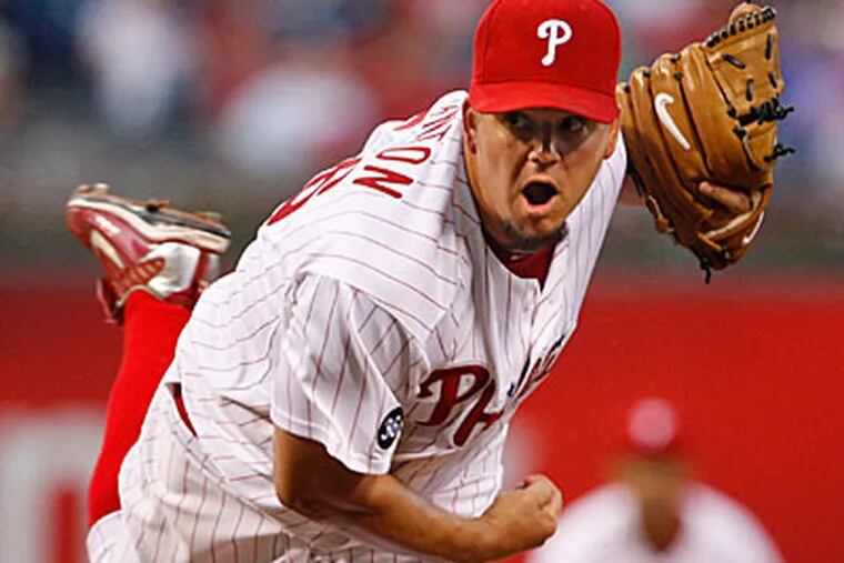 Joe Blanton will be the Phillies' fifth starter behind the team's four aces. (Ron Cortes/Staff file photo)
