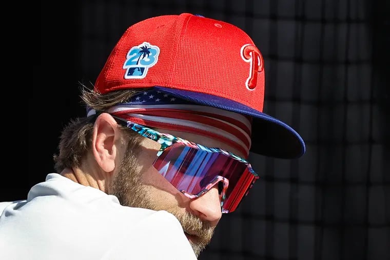 Bryce Harper's return to right field might not be until 2024.