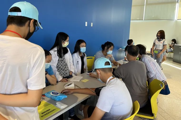 Staff and volunteers from the Hep B United Philadelphia staff conducted hepatitis B screening at the Chinese Health Fair, in partnership with the Northeast Philadelphia Chinese Association, at 1919 Cottman Ave. on Sept. 18.