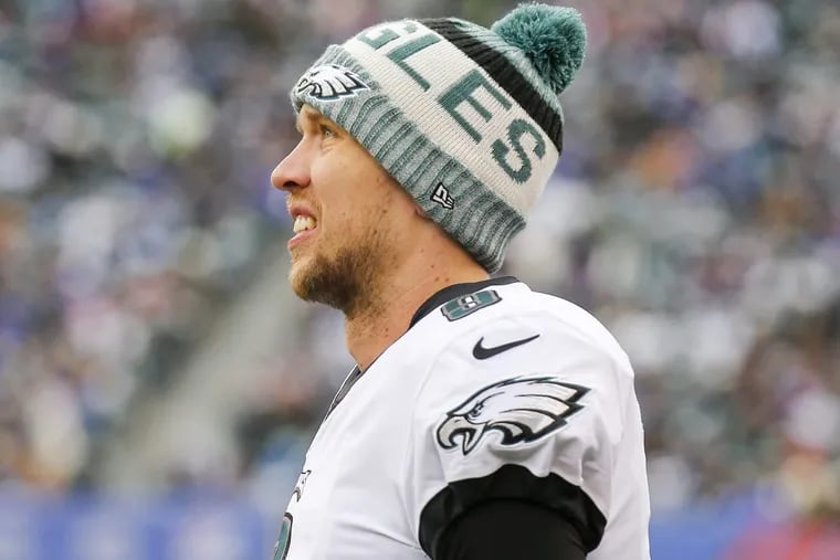 Eagles quarterback Nick Foles hasn’t inspired much confidence due to his poor performance over the past two weeks.