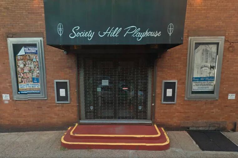 Society Hill Playhouse.