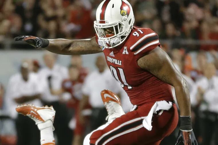 An NFL insider has mixed reviews of the Eagles' first pick: Louisville's Marcus Smith.