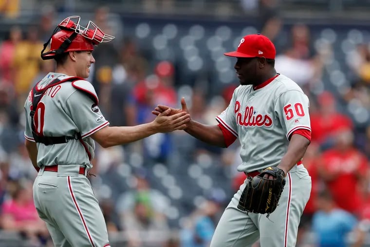 Phillies catcher J.T. Realmuto and closer Hector Neris could be headed to arbitration hearings next month to determine their 2020 salaries.