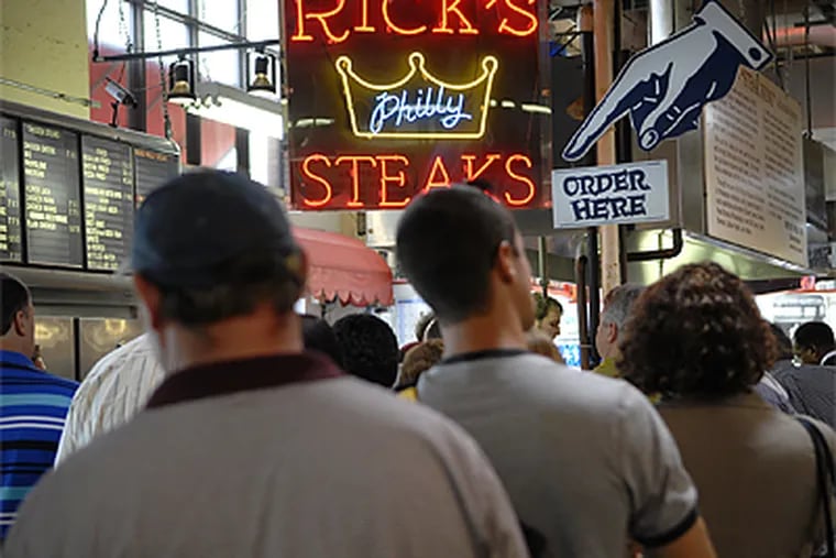 Rick's Steaks owner Rick Olivieri has been forced by a court to shut down his Reading Terminal Market stand by Oct. 31. (David Maialetti/Daily News file photo)