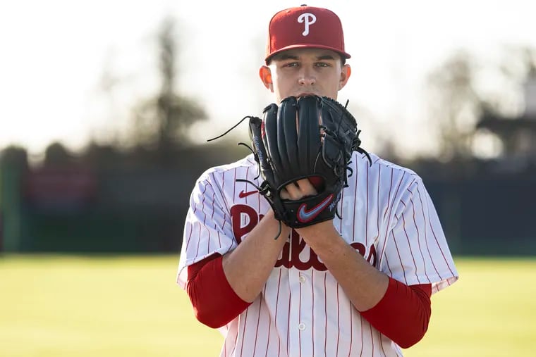 Touted Phillies prospect Mick Abel pitched two scoreless innings Saturday night against the Atlanta Braves in North Port, Fla.