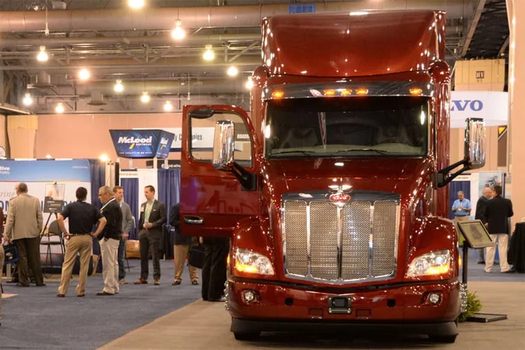 The American Trucking Association's three-day convention featured new rigs with flat-screen televisions and in-cab refrigerators to improve driver comfort.