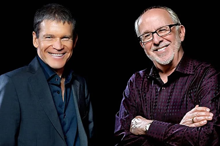 David Sanborn (left) and Bob James, who won a Grammy with their albumin 1986, had never performed live together before. HOLLIS KING / For The Inquirer