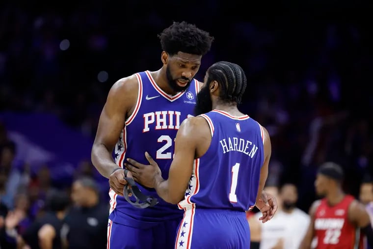 How Joel Embiid and James Harden perform will go a long way to determining how far these 76ers go. (Photo by Tim Nwachukwu/Getty Images)