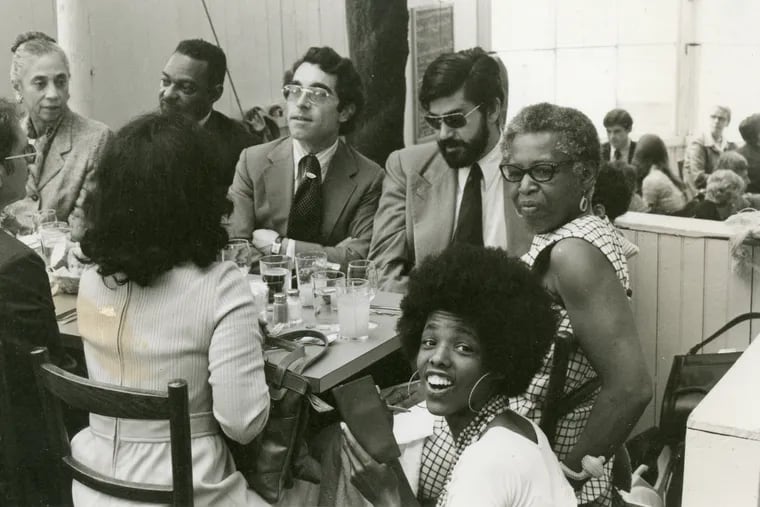 Constance Garcia-Barrio (bottom right) with her mother ( top right) celebrating her completion of a University of Pennsylvania Ph.D. in romance languages in 1975.