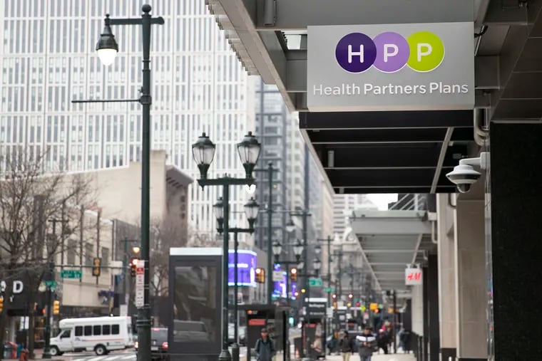 Thomas Jefferson University has acquired Health Partners Plans Inc. The insurer's headquarters, shown in January 2020, is at 9th and Market Streets, just two blocks from Jefferson's headquarters at 11th and Market Streets.