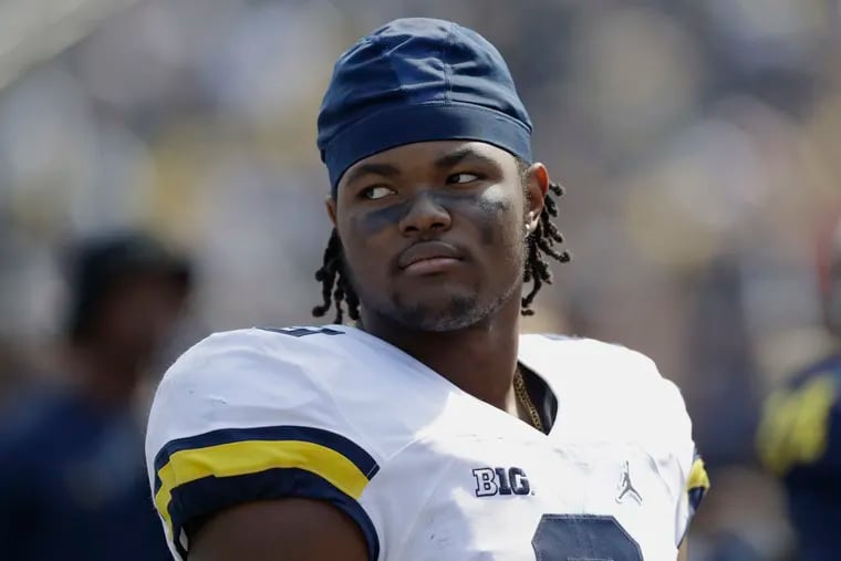 A player like Michigan edge rusher Rashan Gary could end up dropping, which means the Eagles might move up to grab him.