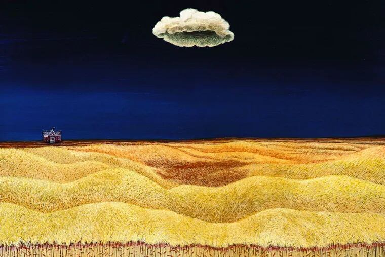 &quot;Wheat Field&quot; (circa 1943) by John Rogers Cox, a Philadelphia-trained artist.
