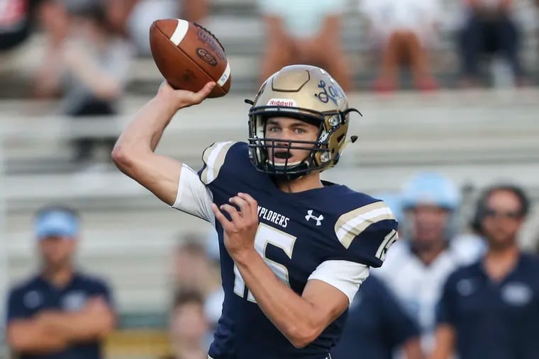 La Salle quarterback Jack Machita was 14-for-18 passing for 259 yards and three touchdowns in a 42-6 win over North Penn Friday night.