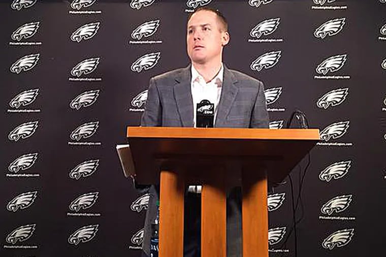Eagles Vice President of Player Personnel Ed Marynowitz. (Zach Berman/Staff)