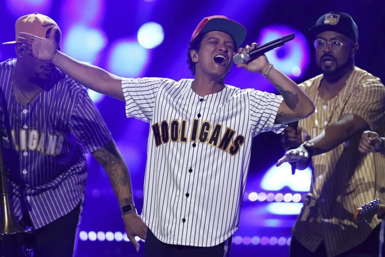 Bruno Mars performing  in June at the BET Awards.