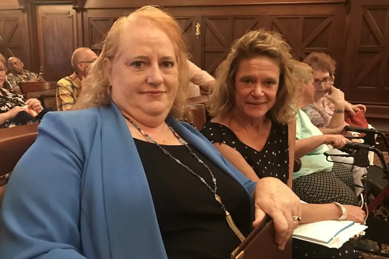 Mitzi Birli Foulke, 60, of Quakertown and Janice Birli Airey, 53, of Birdsboro, traveled to the capitol June 28 to support commutation for Craig Datesman, who killed their brother.