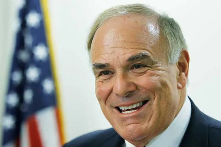 Ed Rendell says reports he might run for mayor of NYC are "pure B.S." (AP Photo/Matt Rourke)
