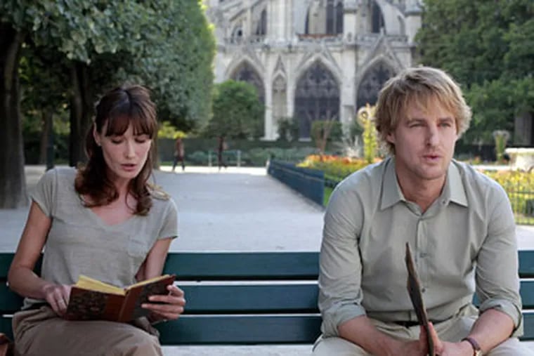 Carla Bruni, France's first lady, has a cameo in Woody Allen’s "Midnight in Paris," starring Owen Wilson as a time-traveling screenwriter.