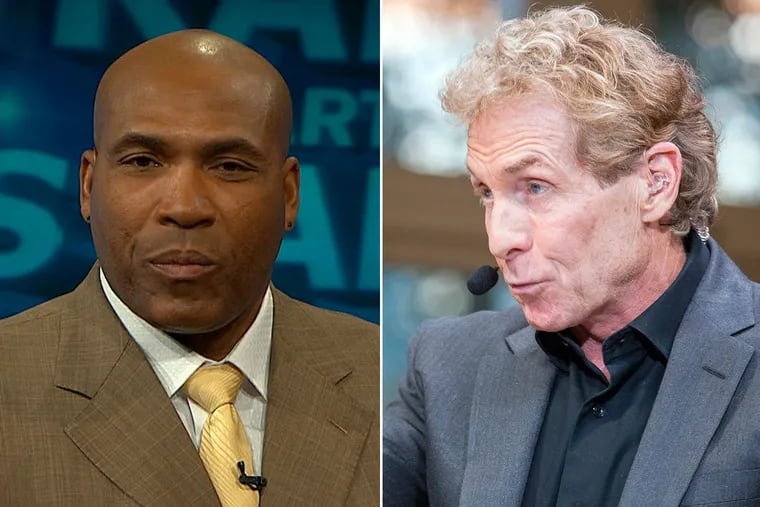 FS1 NFL analyst and former Eagles linebacker Seth Joyner called out “Undisputed” host Skip Bayless about his trolling on Twitter.