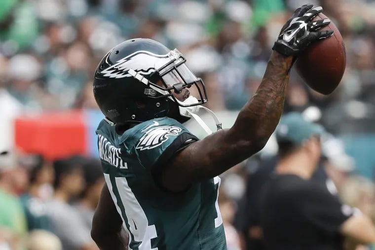 Wide receiver Mike Wallace will make his Eagles preseason debut Thursday in New England.