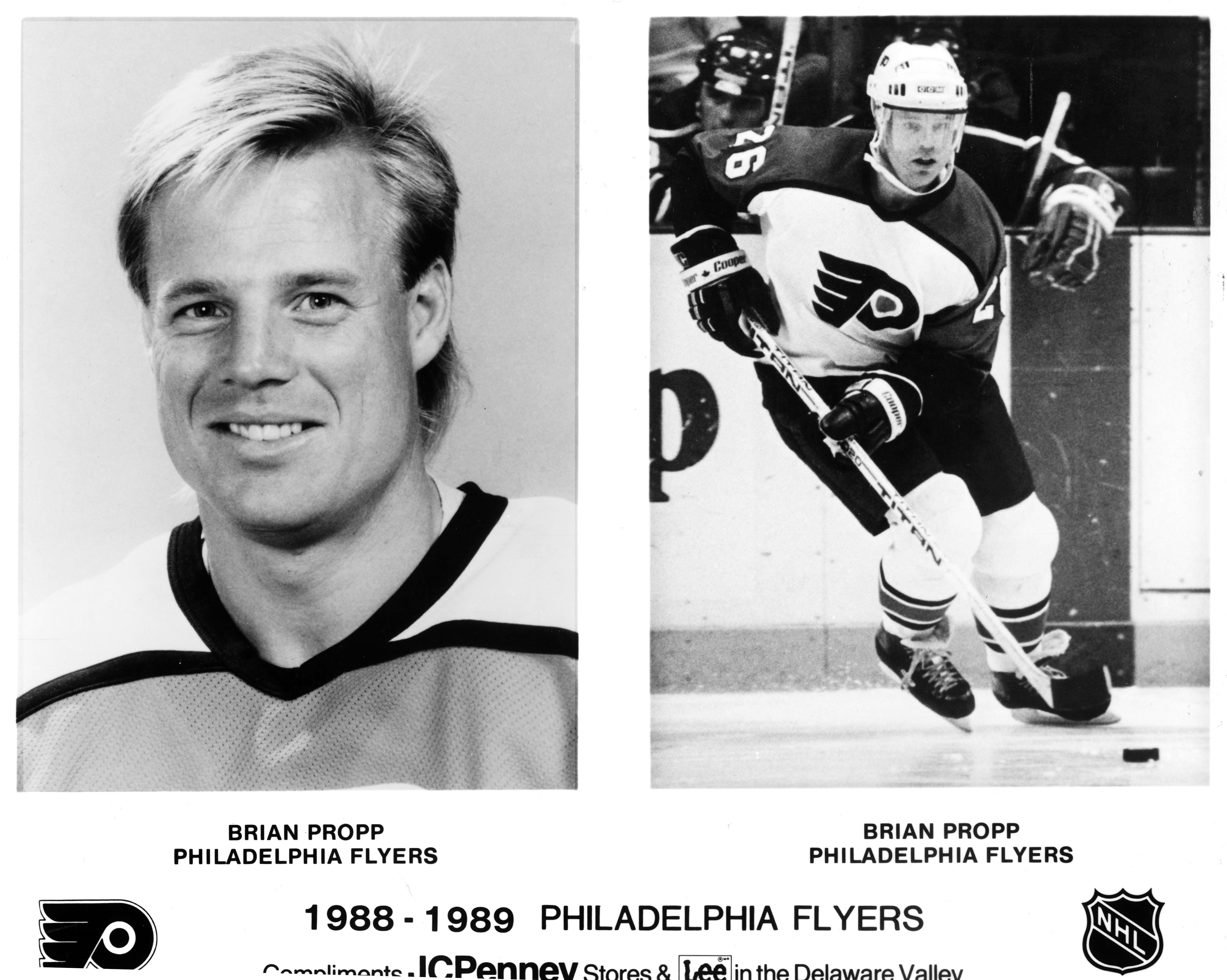 1985-86 Brad McCrimmon Philadelphia Flyers Game Worn Jersey - 31