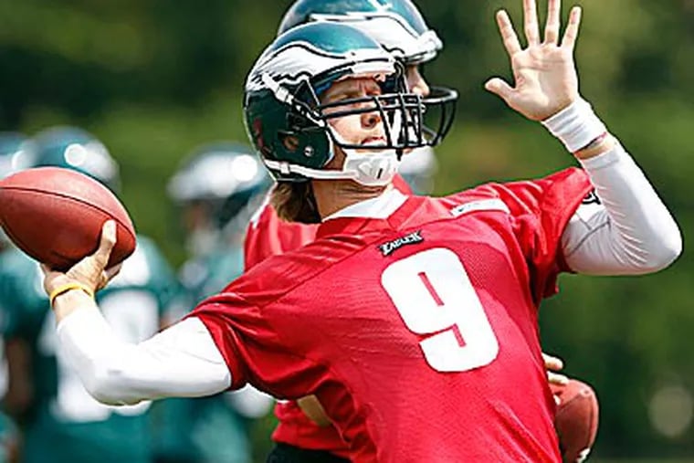 Eagles quarterback Nick Foles will start Friday Night against the Browns. (Yong Kim/Staff Photographer)