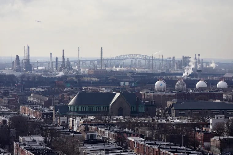 The Philadelphia Energy Solutions refinery is pictured in Philadelphia on Friday, Jan. 31, 2020.