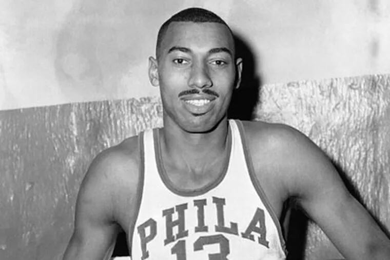 Wilt Chamberlain scored 100 points in a game on March 2, 1962. (AP Photo)