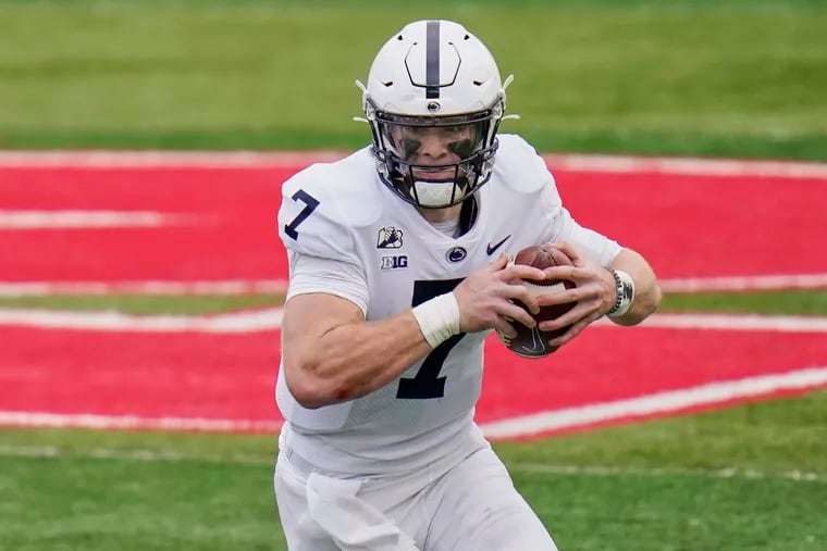 Penn State quarterback Will Levis during the second half  of the loss to Nebraska.