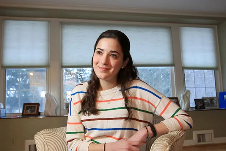 Emily Kramer-Golinkoff, who was born with cystic fibrosis, started Emily's Entourage with her brother and sister. In two short years, they built and nurtured a digital community with thousands of fans and followers and which has raised hundreds of thousands dollars. ( CHARLES FOX / Staff Photographer )