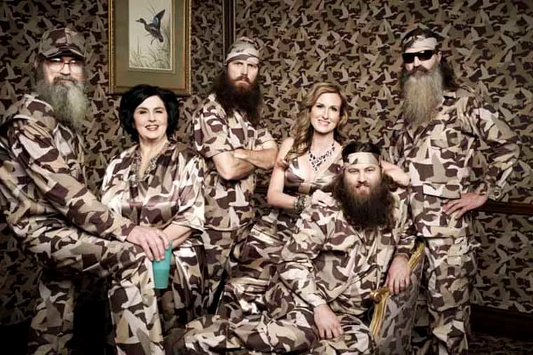 "Duck Dynasty": (L) to (R): Si Robertson, Ms. Kay Robertson, Jase Robertson, Korie Robertson, Willie Robertson, Phil Robertson. Duck Dynasty Season 3, Airs February 27th at 10pm. The Robertson family's reality show smashed records for a nonfiction cable program when 11.8 million viewers checked out the season premiere in mid-August.